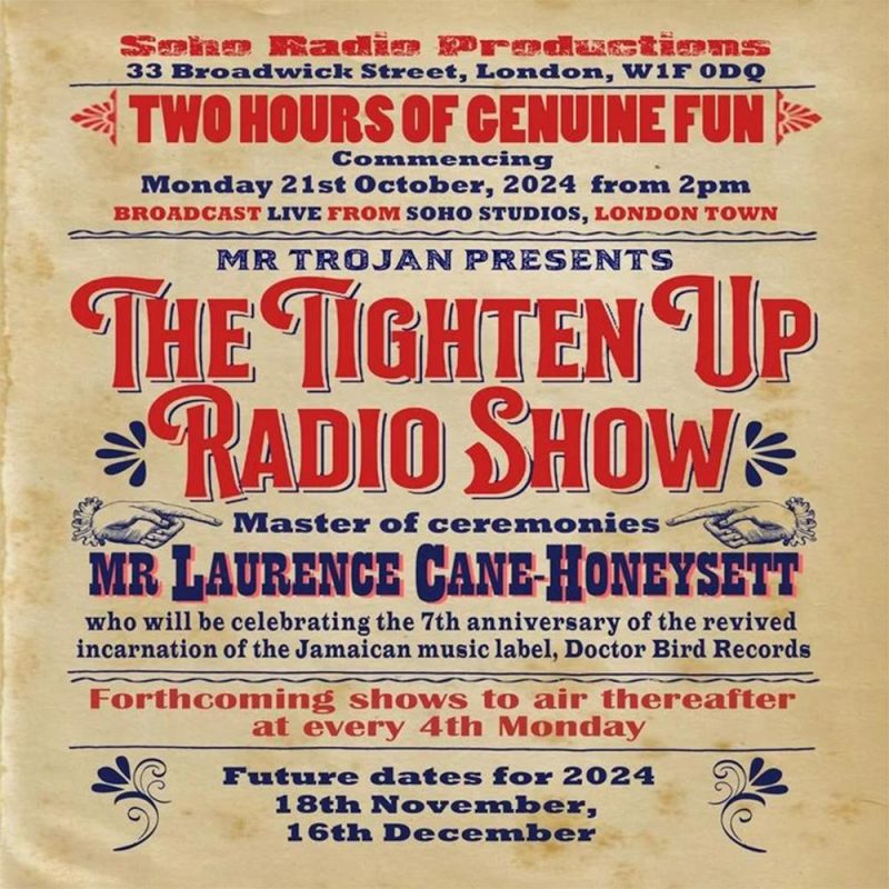 The Tighten Up Radio Show (21/10/2024)