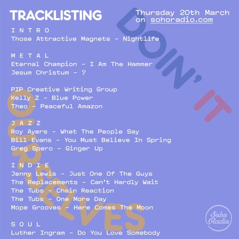 Doin’ It Ourselves (20/03/2025)