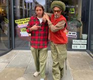 Ross Allen with Don Letts