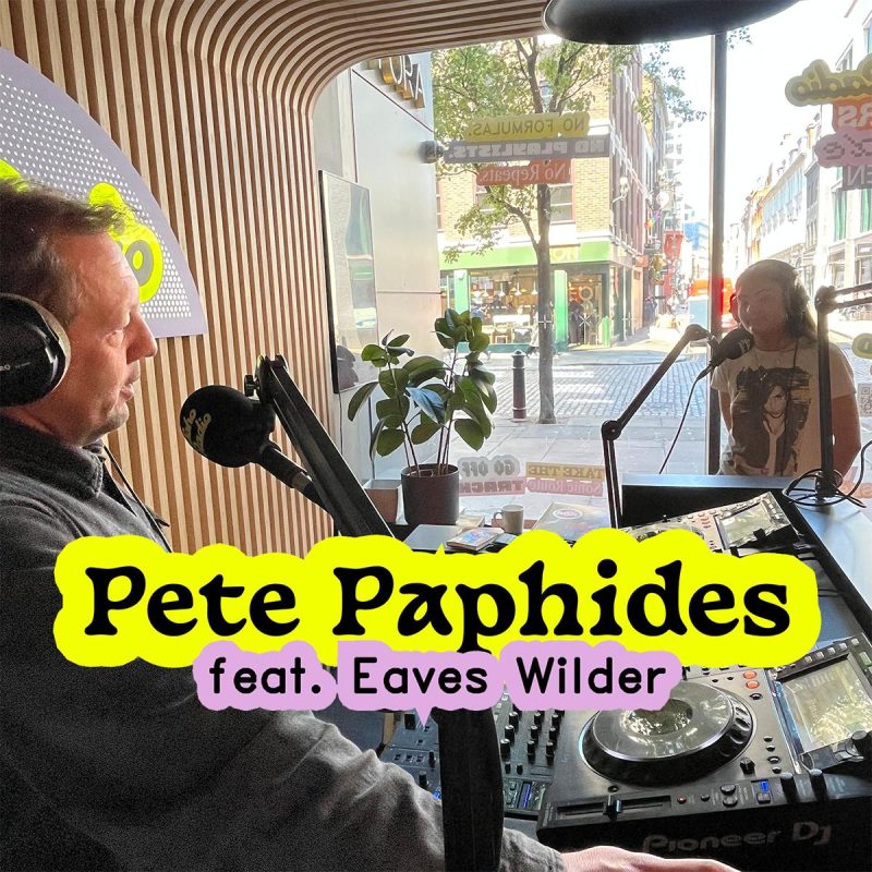 Pete Paphides with Eaves Wilder