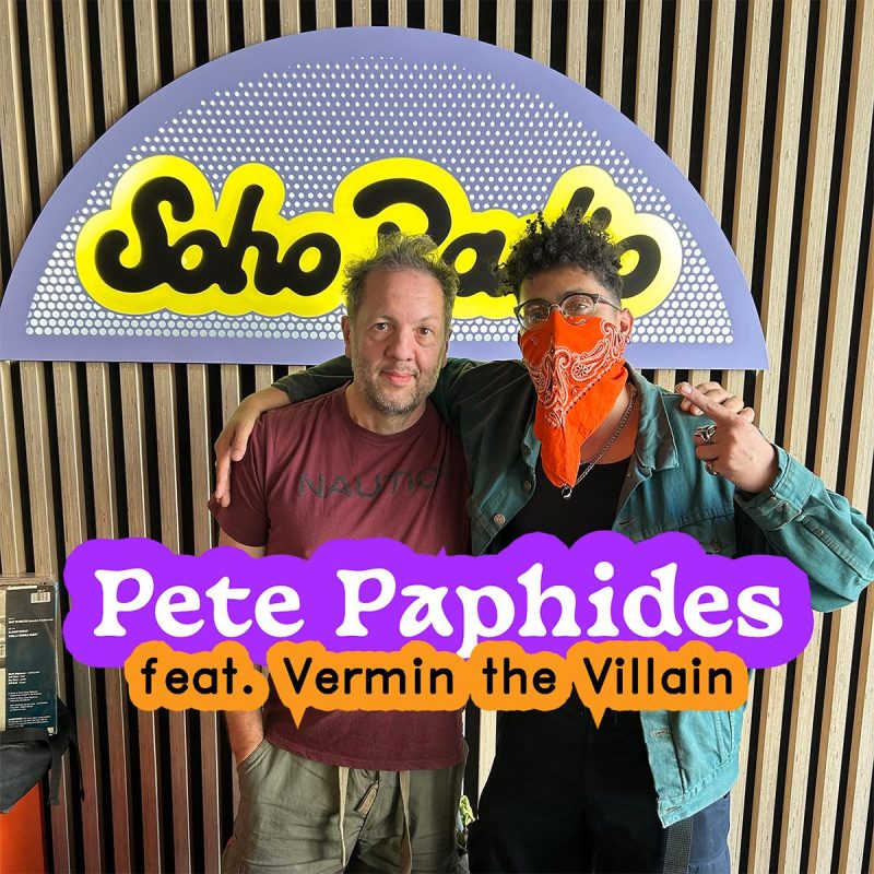Pete Paphides with Vermin the Villain (20/07/2026)